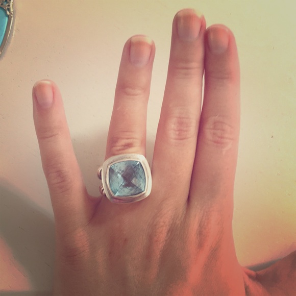 David Yurman Jewelry - David Yurman blue topaz Albion ring